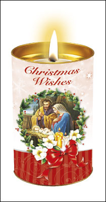 Candle/Nativity/Singly Gift Boxed   (86917)