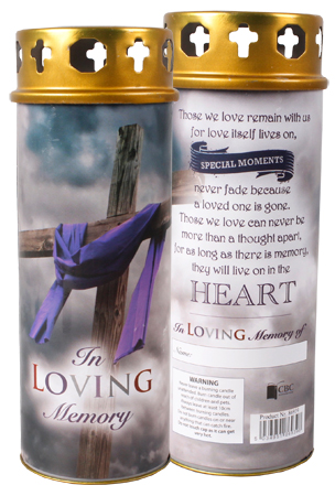 Candle/In Loving Memory/Windproof   (86939)