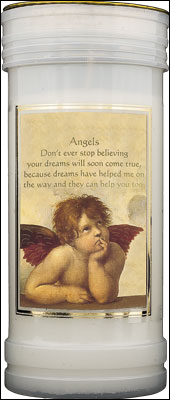 Pillar Candle - Angel (8695/ANGEL)