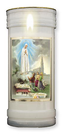 Pillar Candle - Our Lady of Fatima   (8695/FATIMA)