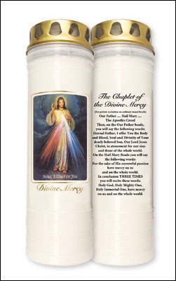 Pillar Candle - Divine Mercy - 7 Day   (86992)