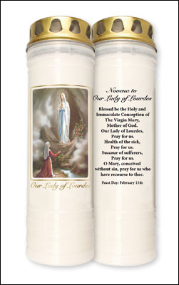 Pillar Candle - Lourdes - 7 Day   (86993)