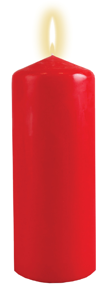 Red Pillar Candle 2 1/4inch x 6 inch   (87315)