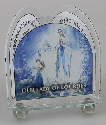 Glass Votive Light Holder/Lourdes  (87407)