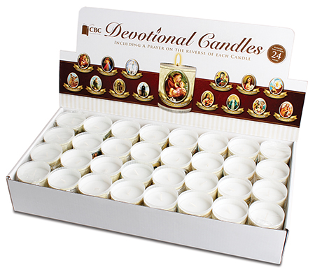 Display Box With 32 Votive Candles   (87470)