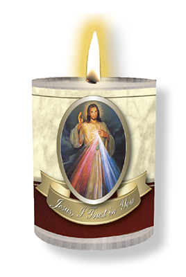 Votive Candle/24 Hour/Divine Mercy   (87472)