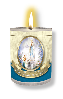 Votive Candle/24 Hour/Lourdes   (87473)