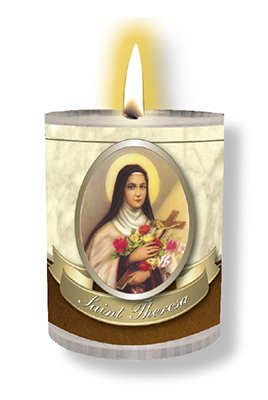 Votive Candle/24 Hour/Saint Theresa   (87478)