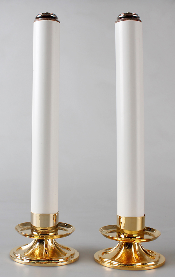Brass Oil Candleholder Set  (88429/3)
