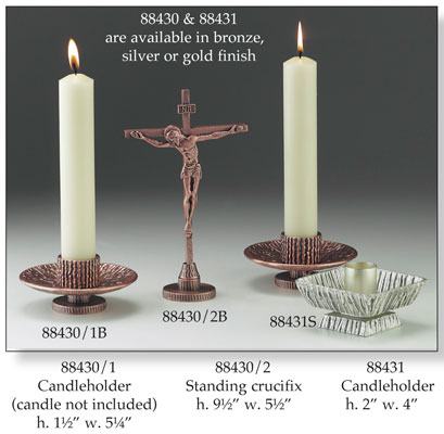 Candleholder - Bronze Finish   (88430/1B)