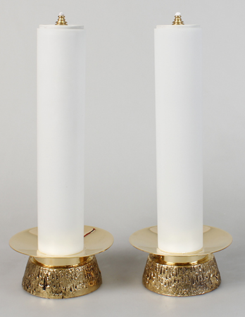 Brass Oil Candleholder Set   (88439/1)