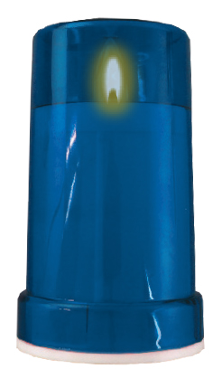 Battery Grave Light - Blue   (88974)