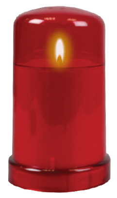 Battery Grave Light - Red   (88976)