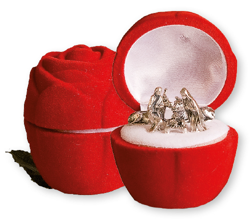 Miniature Nativity Set/5 Figures in Display Box   (89021)