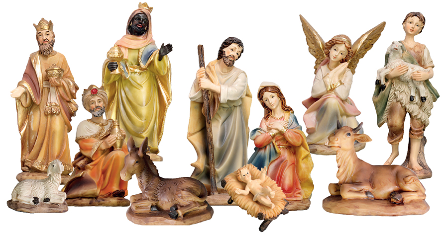 Nativity Set/Resin/11 Figures 6  inch   (89309)