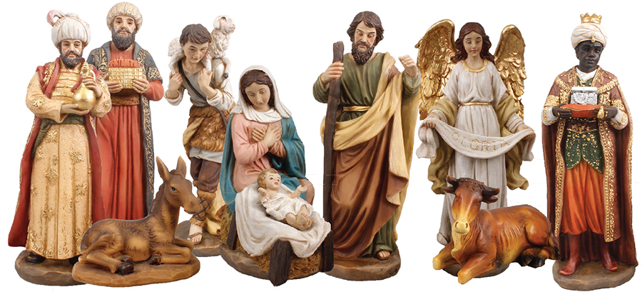Nativity Set/Resin/10 Figures. 6 inch   (89320)