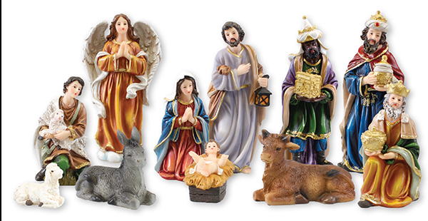 Nativity Set/Resin/11 Figures 5 inch  (89335)