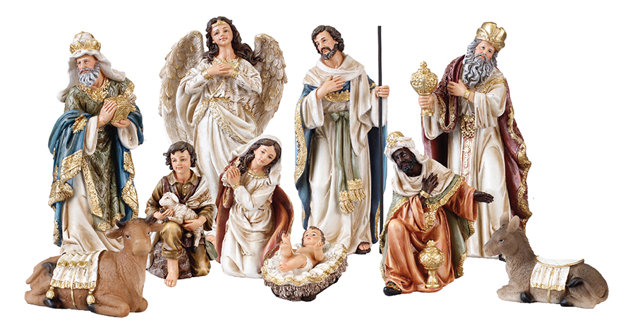 Nativity Set/Resin/11 Figures 8  inch   (89342)