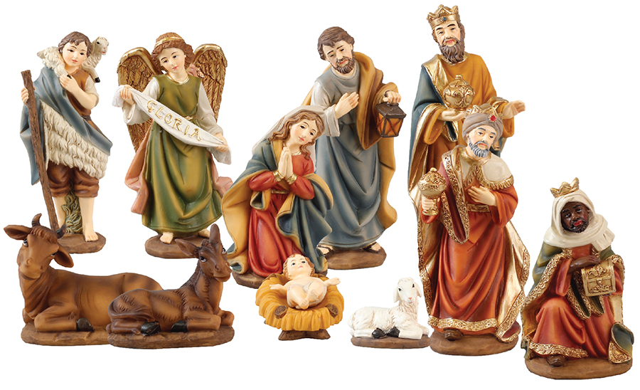 Nativity Set/Resin/11 Figures 8 inch   (89354)