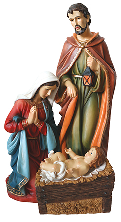 Resin Nativity Set/Holy Family 26 inch   (89452)