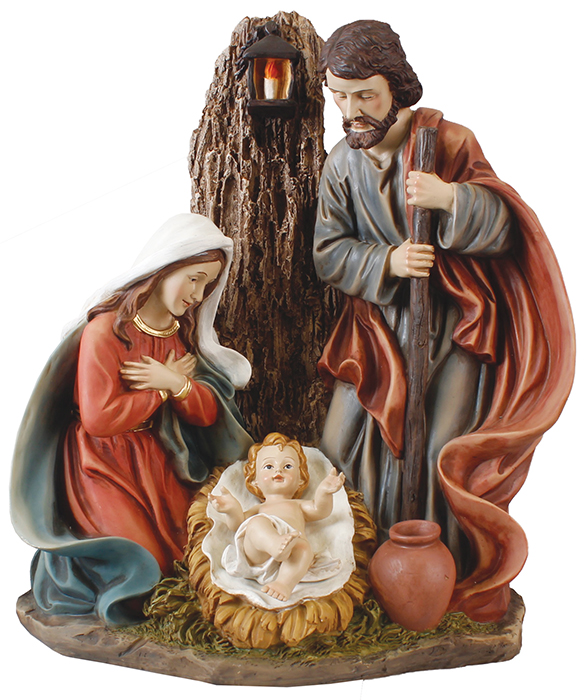 Nativity Set/Resin/Holy Family 12 inch   (89569)