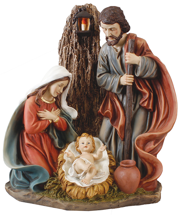 Nativity Set/Resin/Holy Family 12 inch (89569)