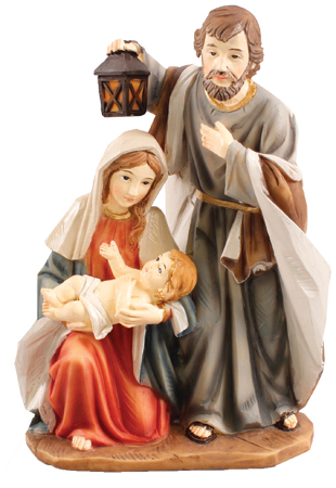 Nativity Set/Resin/Holy Family 6 inch   (89584)