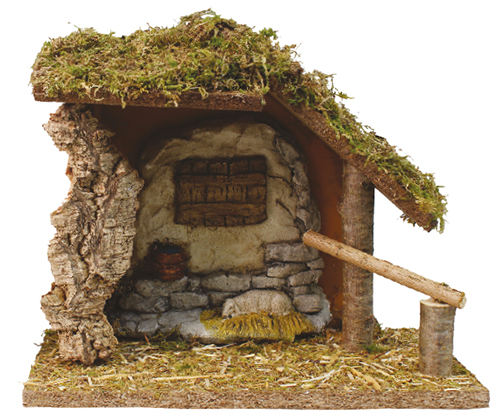 Nativity Shed/No Figures   (89951)