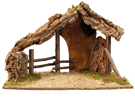 Nativity Shed/No Figures   (89956)