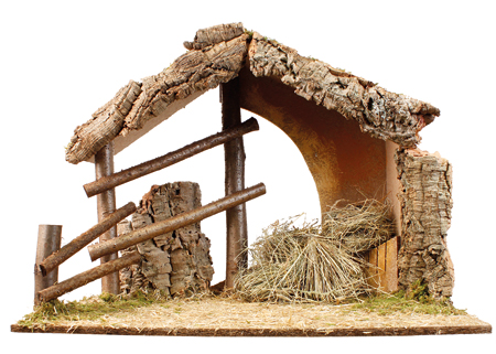 Nativity Shed/No Figures   (89958)