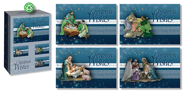 Christmas Box/Christmas Wishes/18 Cards   (92797)