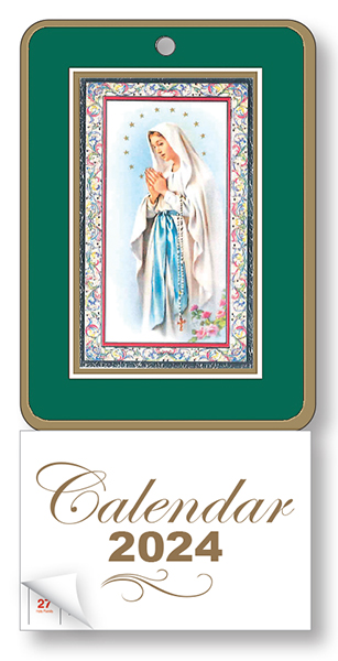 Calendar/Lourdes/Silver Highlights   (9575/LDS)