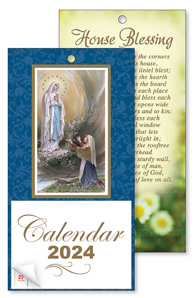 Calendar/Standing/Lourdes   (95804)