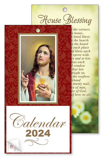 Calendar/Standing/Sacred Heart   (95806)