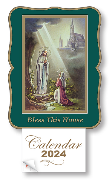 Calendar/Post Card Size/Lourdes Apparition   (96206)