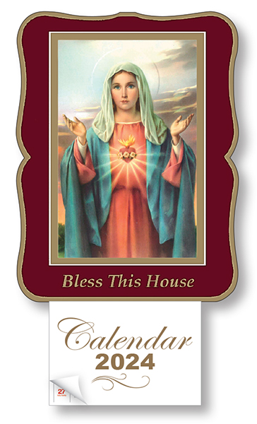 Calendar/Post Card Size/S.Heart of Mary   (96210)
