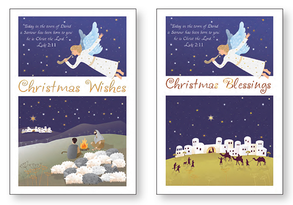 Christmas Pack/2 Designs(12 in)TROCAIRE   (97103)
