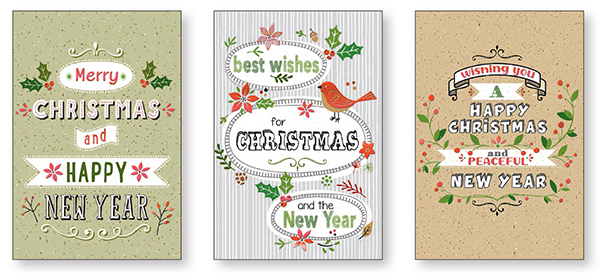 Christmas Pack/3 Designs(12 in)TROCAIRE   (97104)