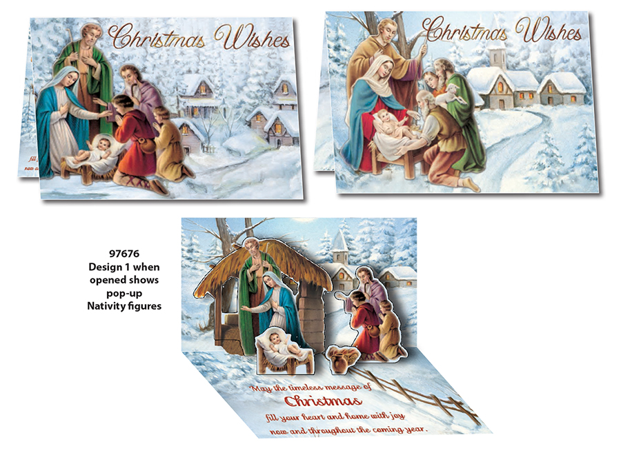 Christmas Card/3 Dimensional/Pop Up   (97676)