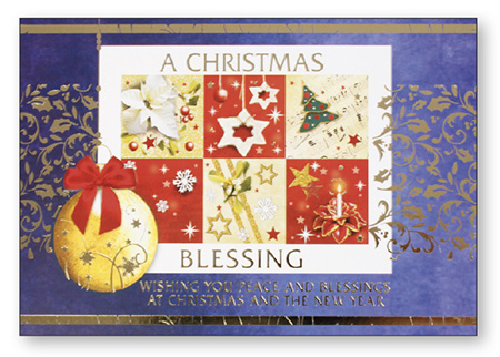 Wood Post A Plaque/Christmas Blessing   (97901)