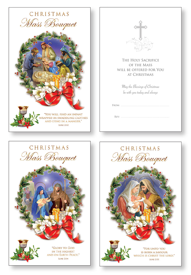 Christmas Mass Bouquet - 3 Designs   (99102)