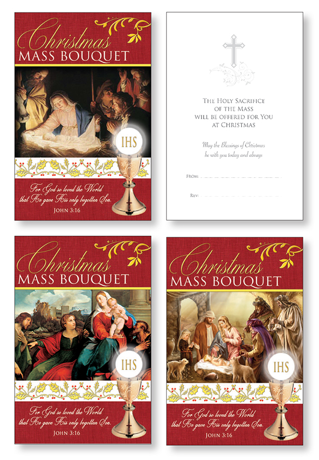 Christmas Mass Bouquet - 3 Designs   (99104)
