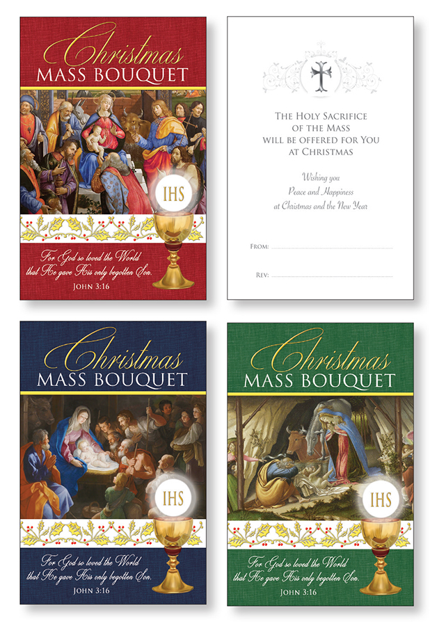 Christmas Mass Bouquet - 3 Designs   (99117)