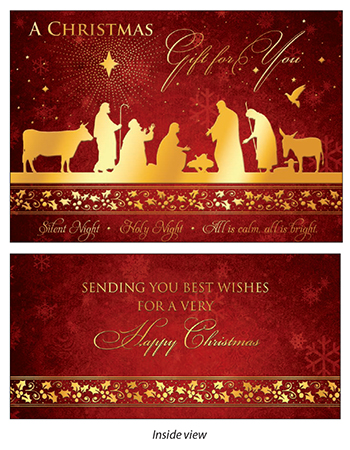 Christmas Gift Wallet Card/1 Design   (99932)