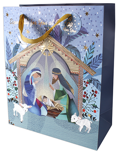 Christmas Gift Bag/Nativity   (99996)