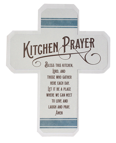 Wood Cross/Kitchen Prayer   (AG30935)