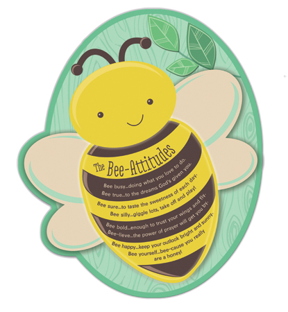 Wood Prayer Plaque/The Bee Attitudes   (AG56786)