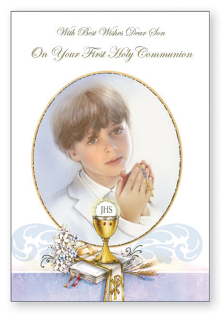 Communion Boy Card - SON     (C27135)