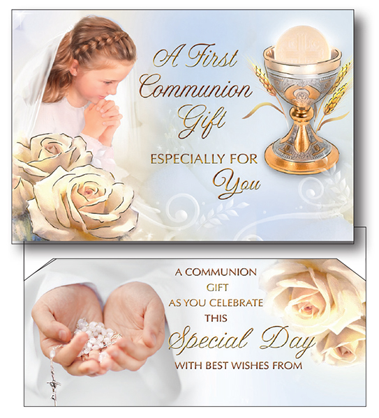 Communion Card/Girl/Money Wallet   (C27740)
