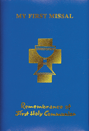 Communion Book/Hardback Padded   (C4122/BL)